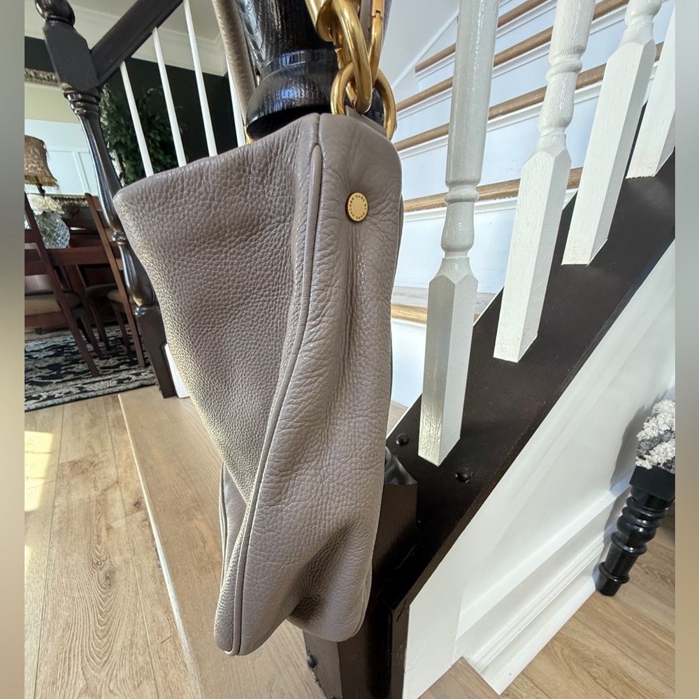 Like New Marc by Marc Jacobs Leather Classic Q Hillier Hobo Bag w Crossbody - Picture 10 of 11